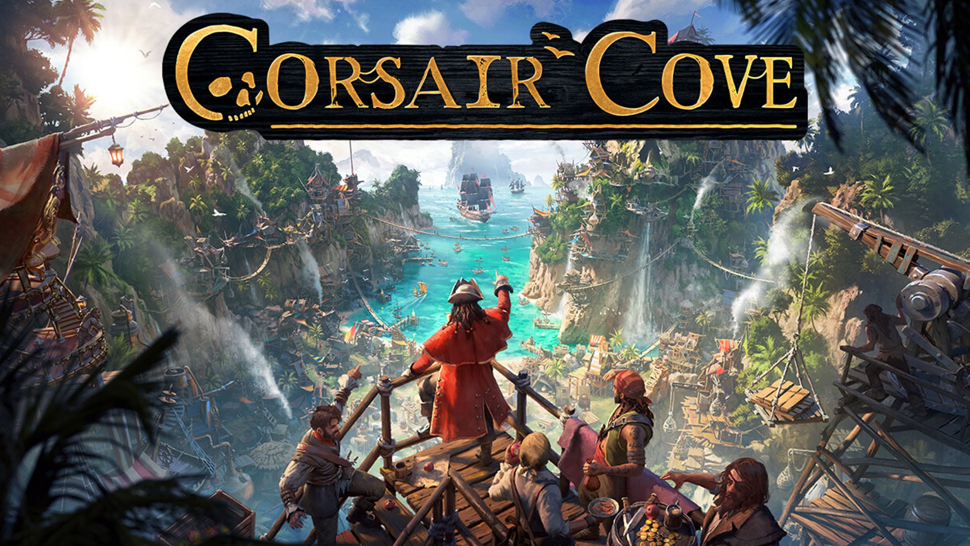 Construtor de cidade pirata Corsair Cove anunciado para PC