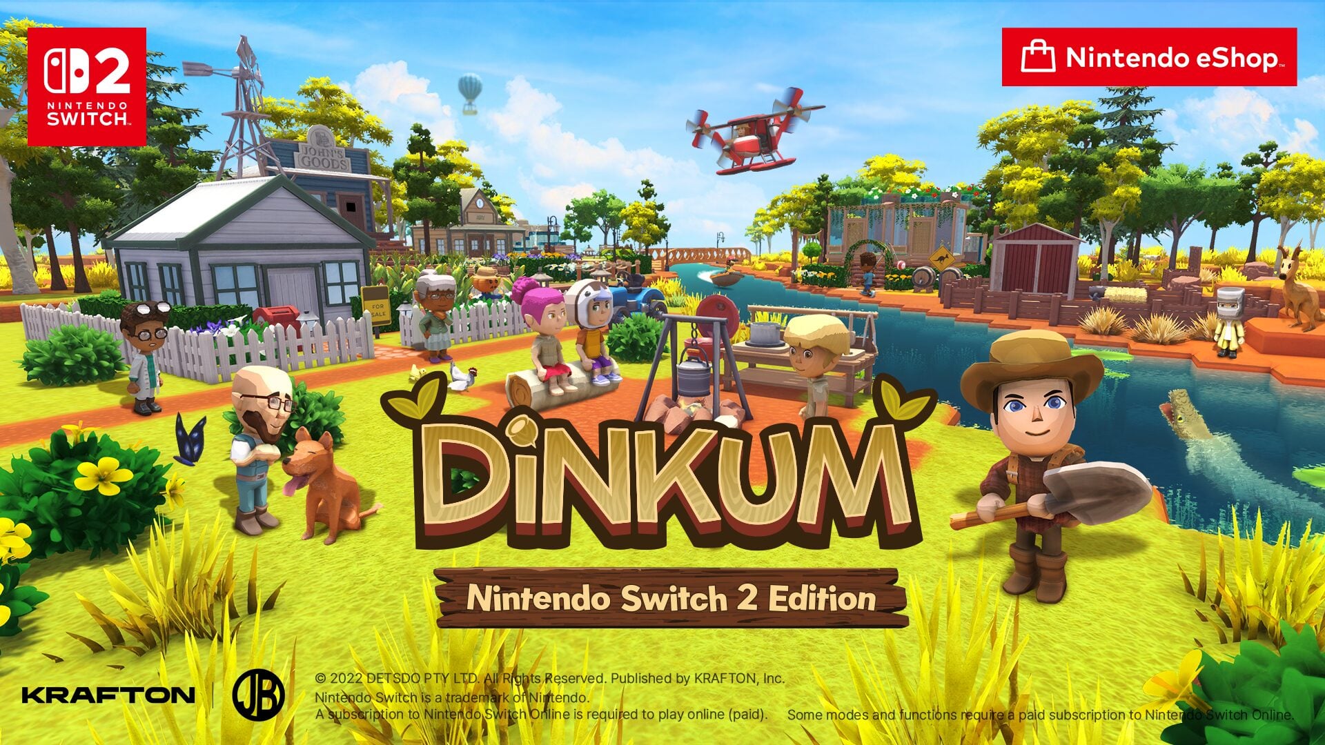 Dinkum – Edição Nintendo Switch 2 já disponível; Atualização ‘The Great Bite’ agora disponível para PC