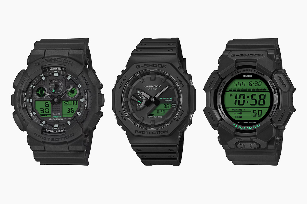 A coleção Black & Electro Green do G-SHOCK torna-se super tática