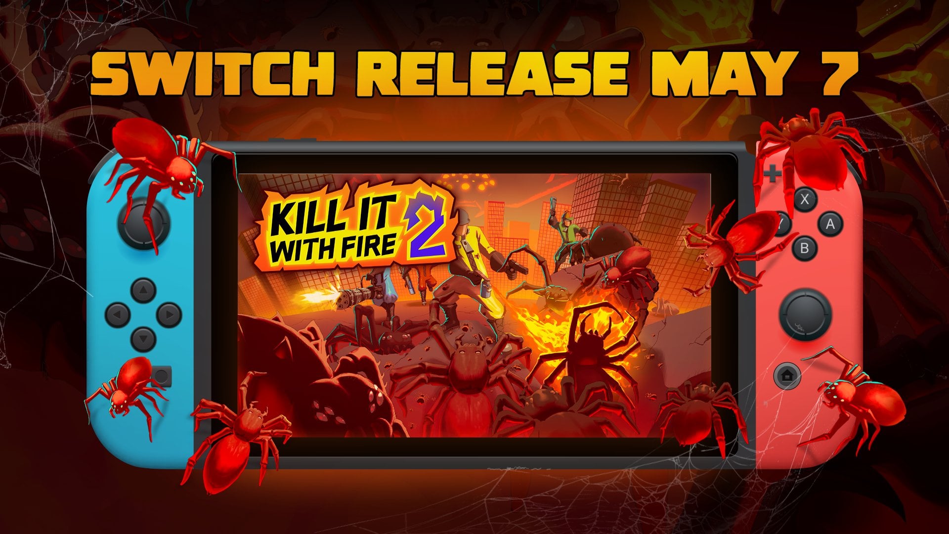 Kill It With Fire 2 chegará ao Switch em 7 de maio