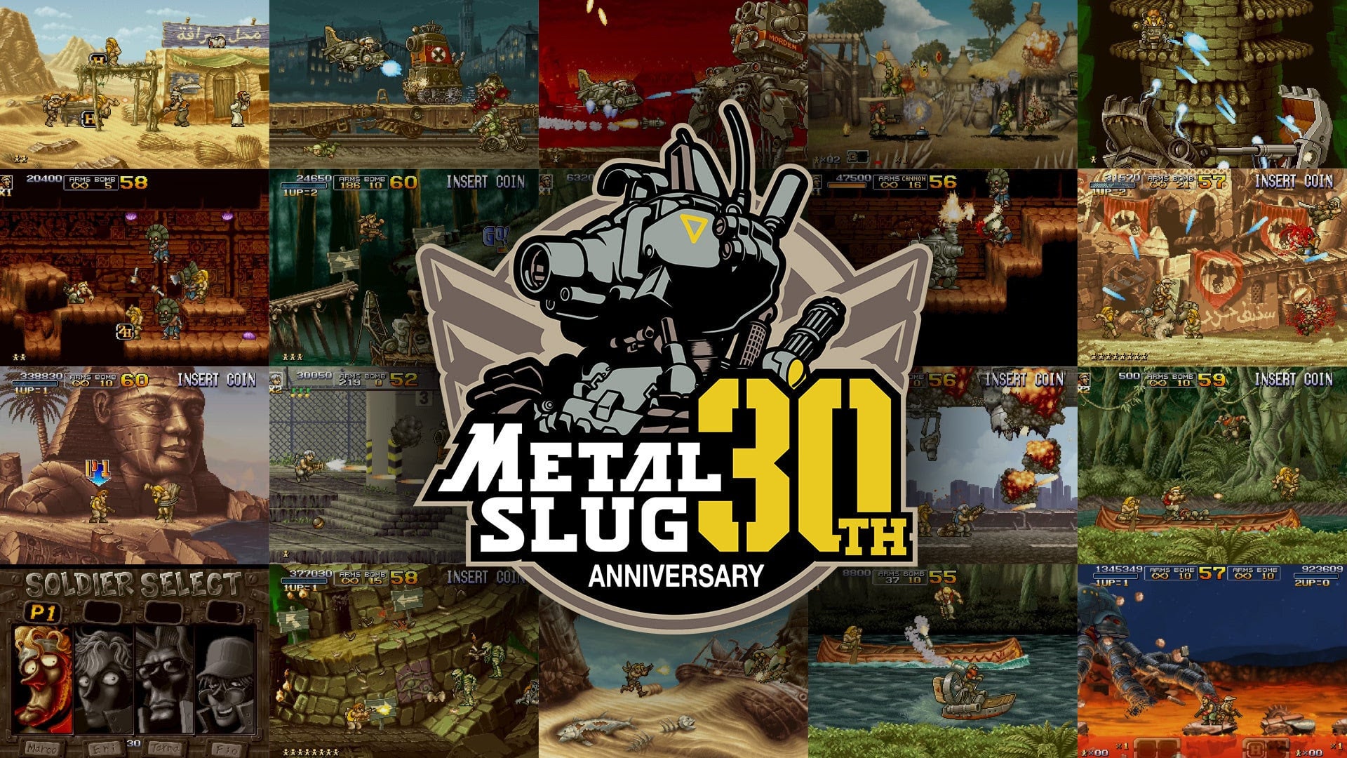 Lançado site do 30º aniversário do Metal Slug, provoca ‘Mission Reboot’