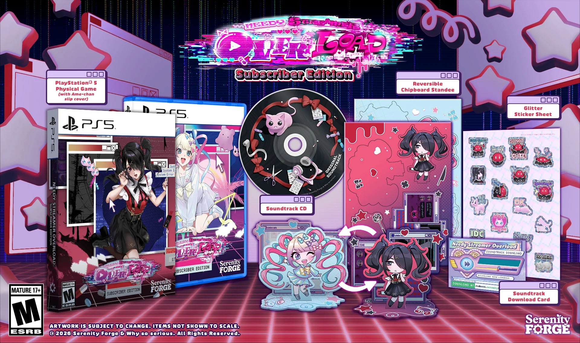 NEEDY STREAMER OVERLOAD PS5 física ‘Subscriber Edition’ anunciada