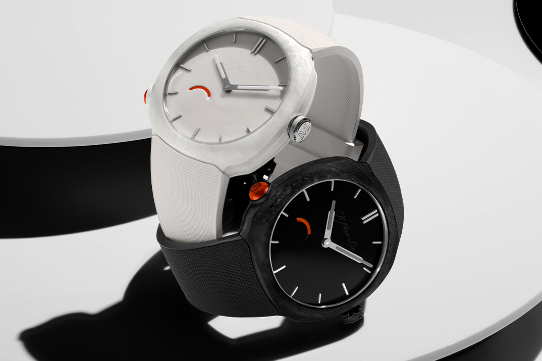 H. Moser e Reebok colocam um botão de bomba na lateral de um relógio Streamliner