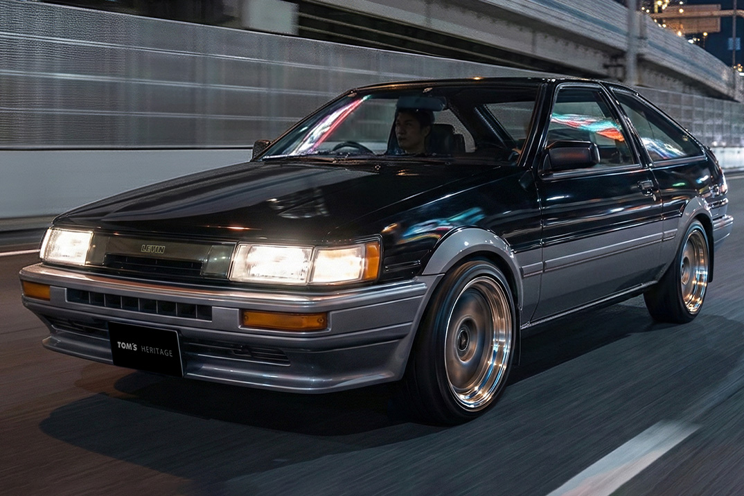 Heritage da TOM estreia seu programa de restauração do Toyota Corolla Levin AE86