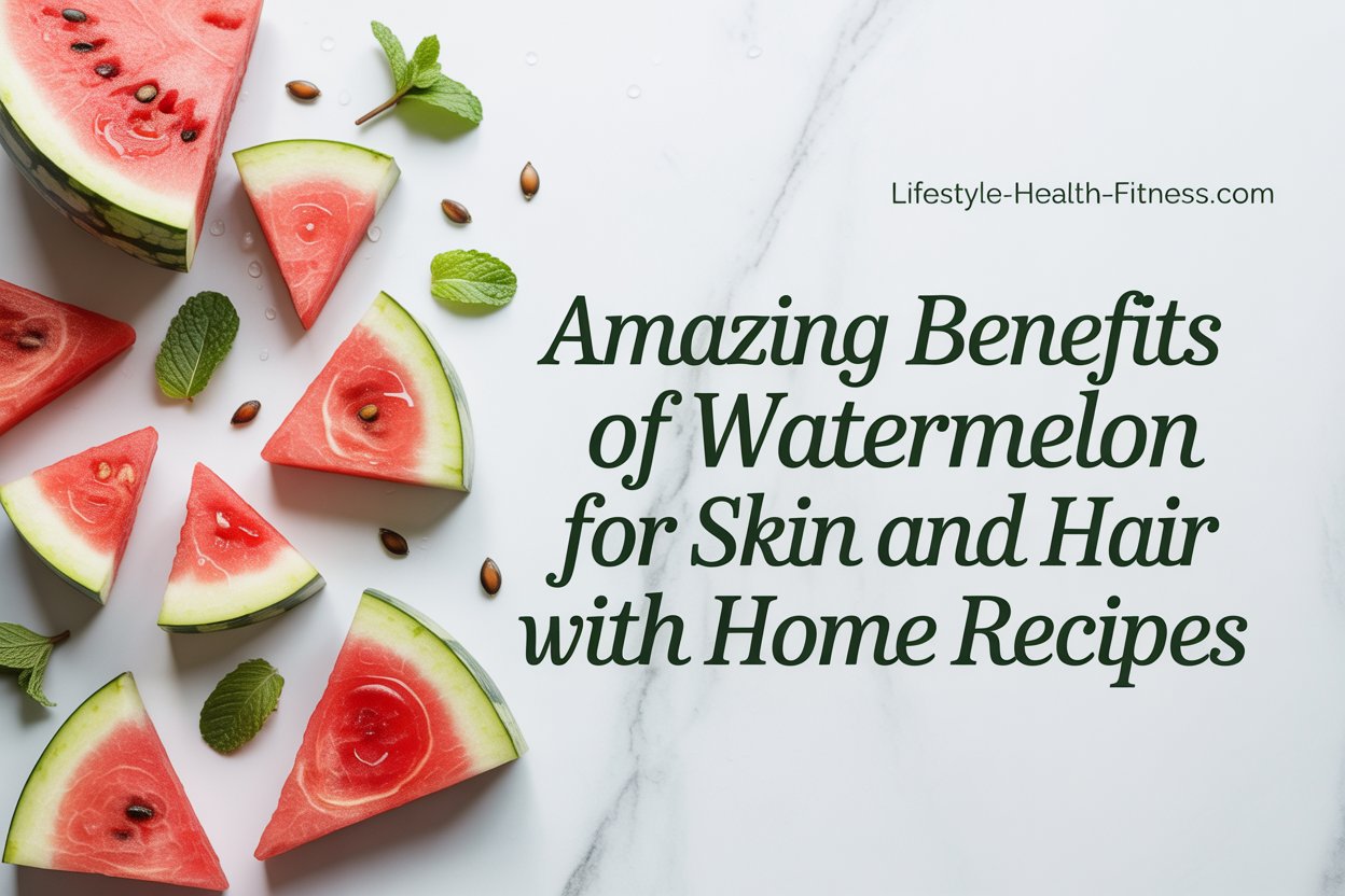 Benefícios da melancia para pele e cabelos com receitas caseiras