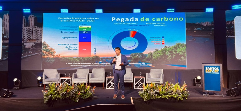 ANTT debate descarbonização no transporte terrestre no Santos Export 2026 — Agência Nacional de Transportes Terrestres