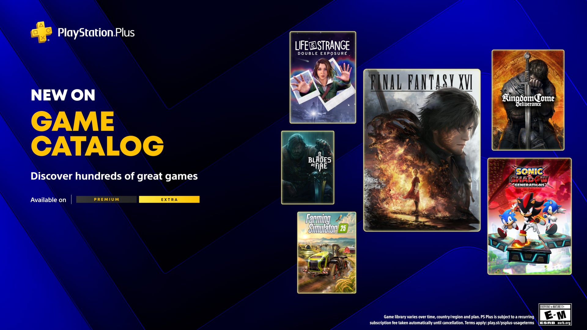 Anunciado o Catálogo de jogos PlayStation Plus e a linha do Catálogo de clássicos para junho de 2026