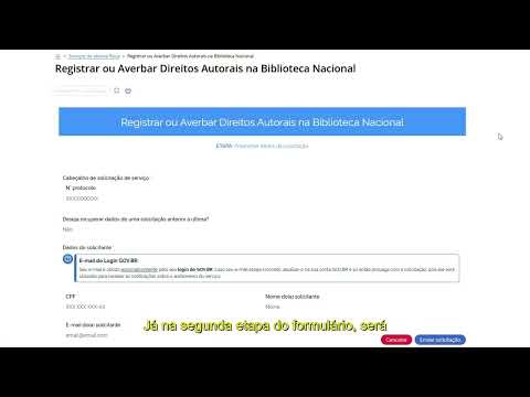 Registrar ou Averbar Direitos Autorais na Biblioteca Nacional  _com legenda